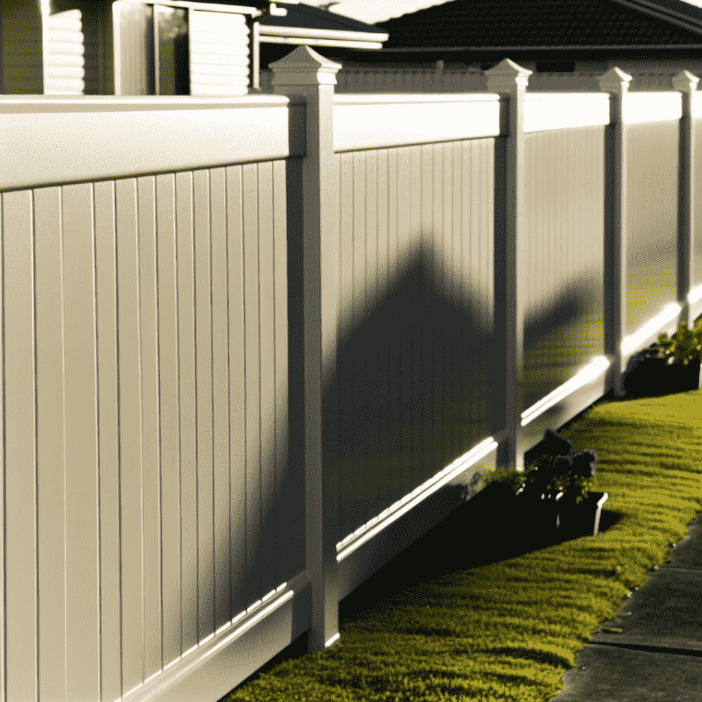 Vinyl Fence blocking wind