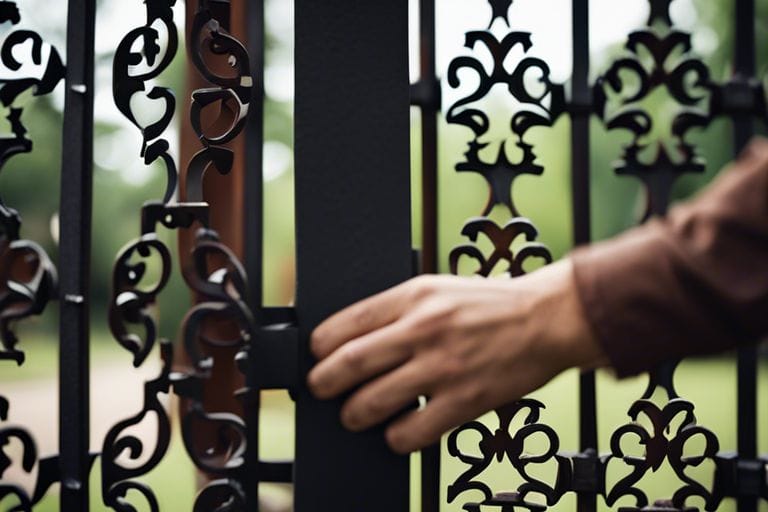 Maintain your wrought iron fence