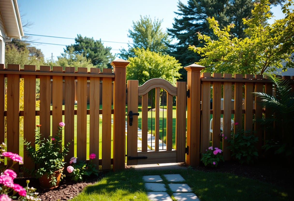 Can I put a gate in my back fence?