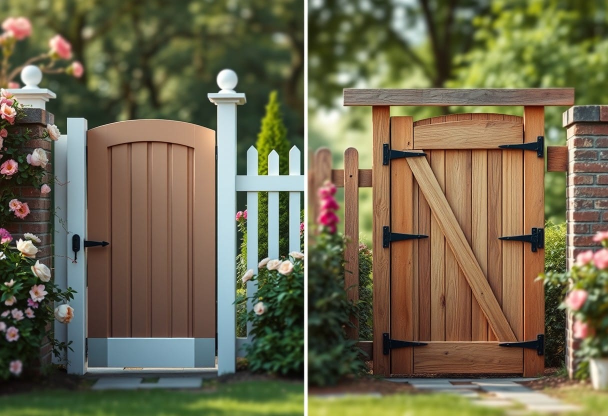 are vinyl gates better than wood qdp