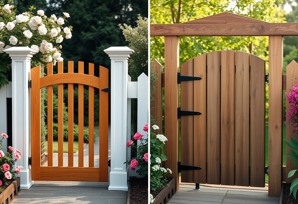 Are vinyl gates better than wood?