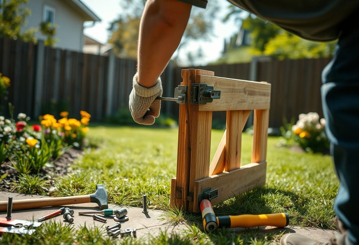 how do i fix my yard gate nnb